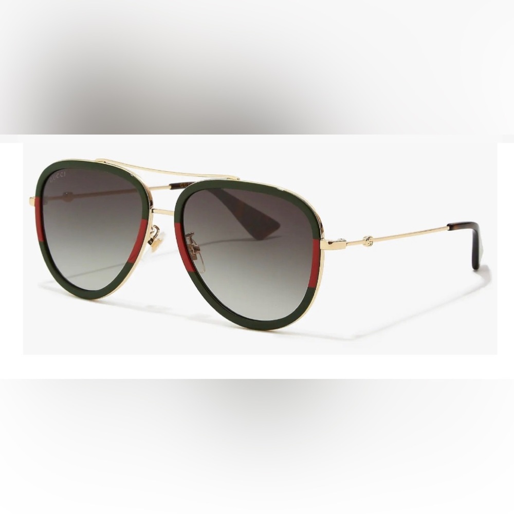 GUCCI
Gucci Women's Pilot Full Rim Gold
Frame Sunglasses GG00625-003-57